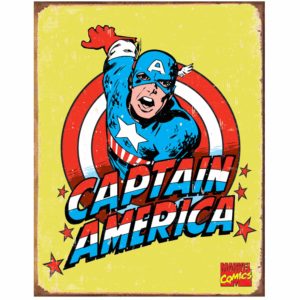 Plåtskylt: Captain America