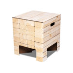 Pall staplade brädor
