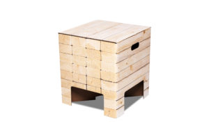 Pall staplade brädor