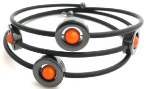 Armband Blodsten (Hematit) orange
