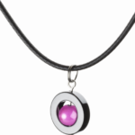 Halsband Blodsten (Hematit) rosa
